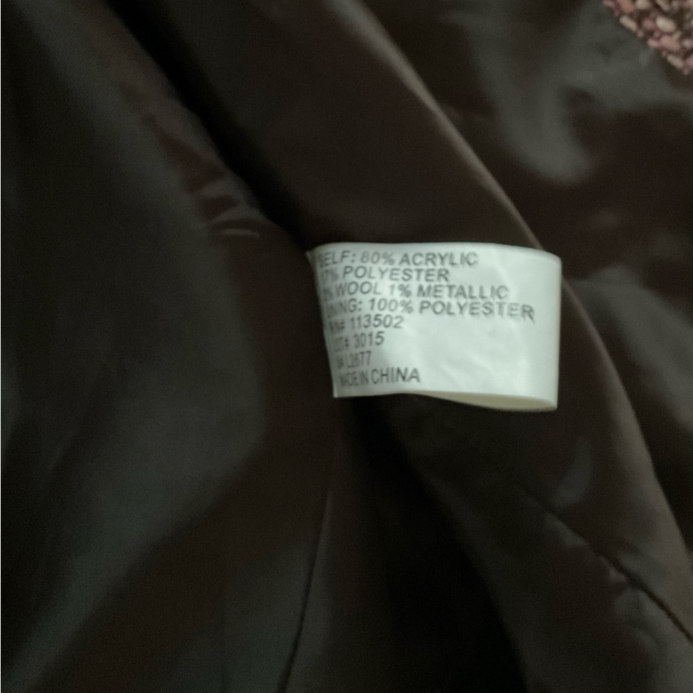 Lew Magran Elegant Tweed Women's Coat - Picture 9 of 10